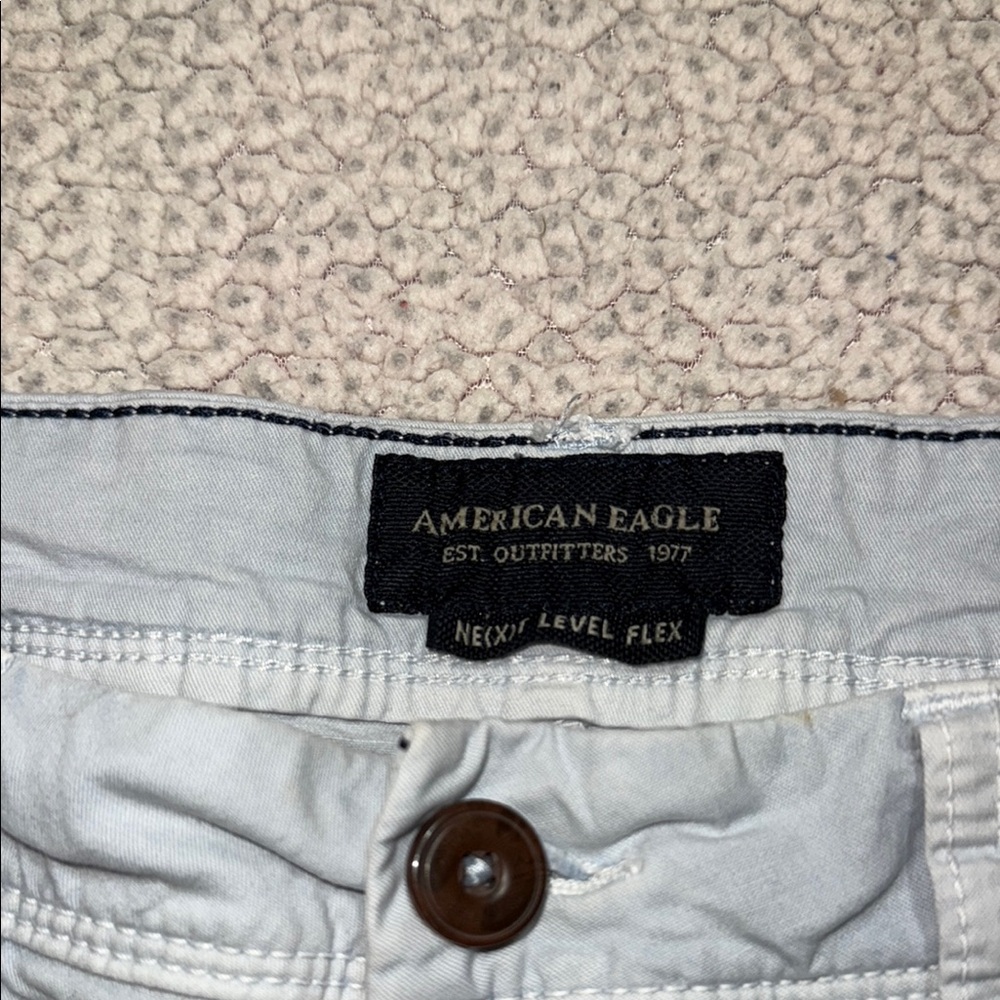 American Eagle Outfitters Gray Flat Front Shorts - Picture 2 of 5